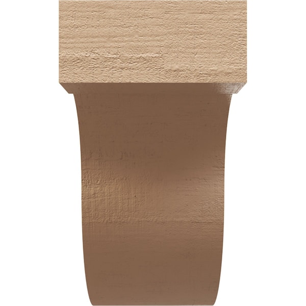 9in. W X 27in. D X 18in. H Series 3 Del Monte Rough Cedar Woodgrain TimberThane Corbel, Primed Tan